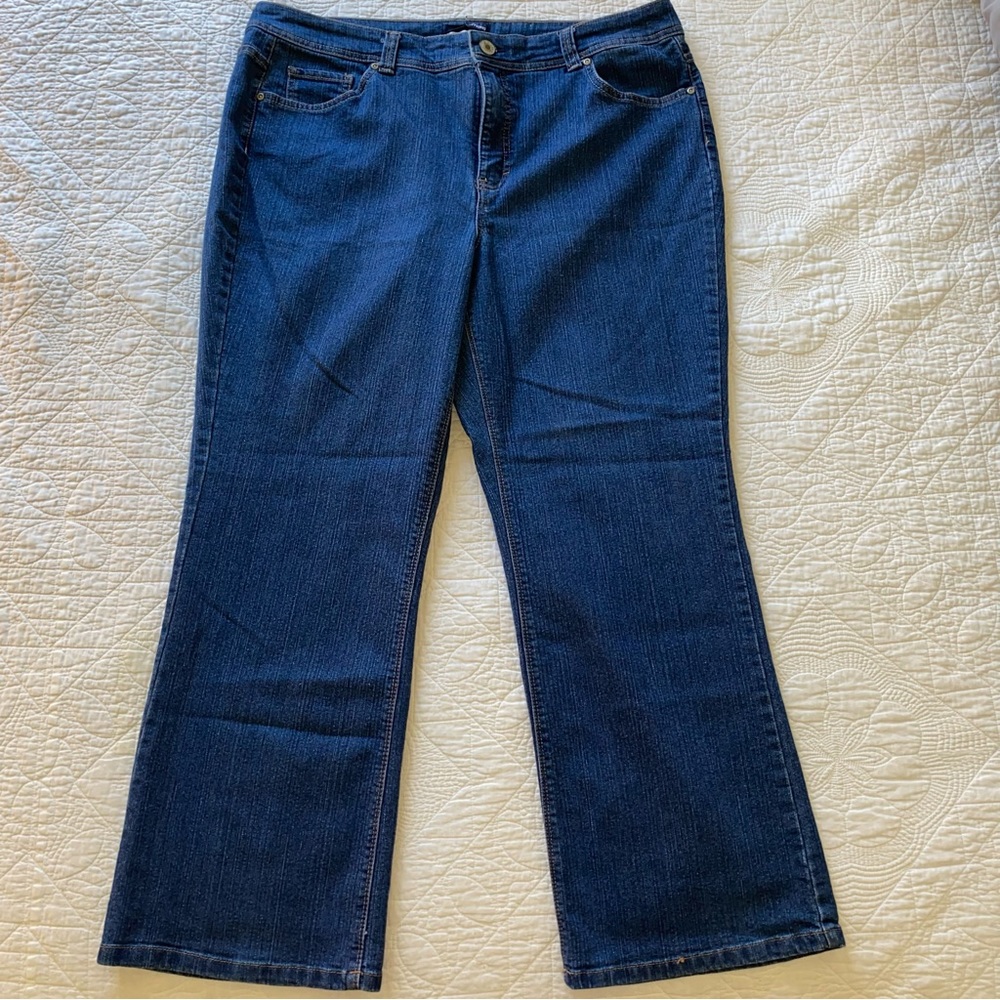 Basic Editions Bootcut Blue Denim Jeans Size 18W